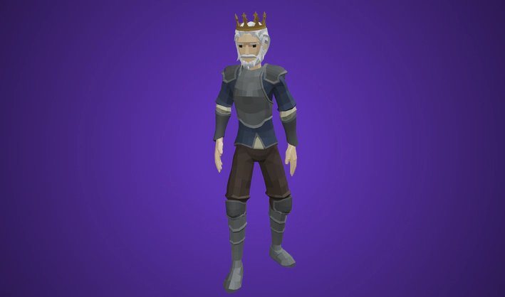 King — Poly Pizza 3D model by Quaternius