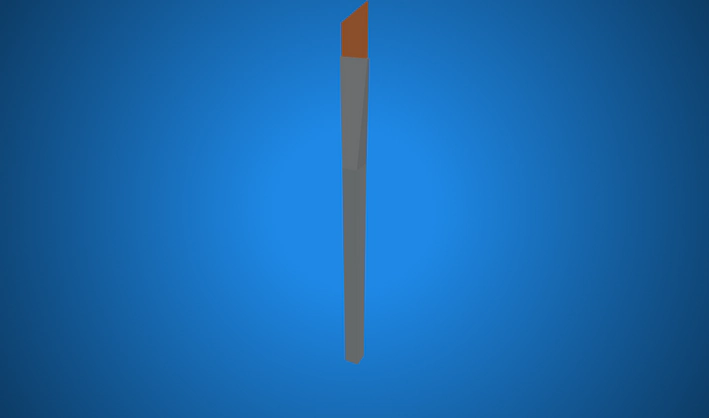 Angle Brush — Poly Pizza 3D model by Zsky