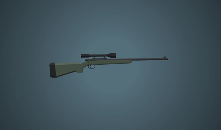 Sniper Rifle — Poly Pizza 3D model by Quaternius