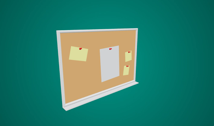 Message board — Poly Pizza 3D model by Poly by Google