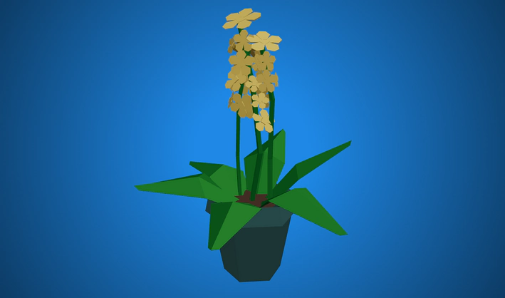 Flower Pot — Poly Pizza 3D model by Zsky