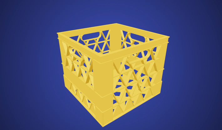 Storage Crate — Poly Pizza 3D model by Dave Edwards