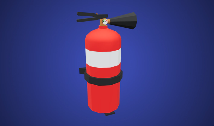 Fire Extinguisher — Poly Pizza 3D model by dook