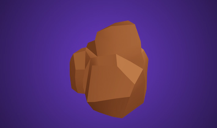 Rock — Poly Pizza 3D model by Quaternius