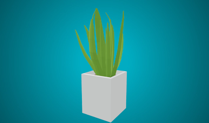 Plant - White Pot — Poly Pizza 3D model by Jakers_H
