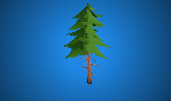 Pine — Poly Pizza 3D model by Quaternius