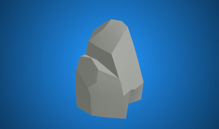Rock — Poly Pizza 3D model by Quaternius