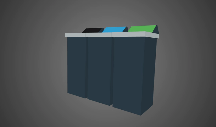 Bins — Poly Pizza 3D model by Dilan Shah