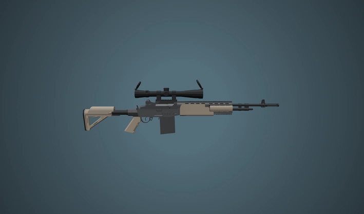 M21 EBR — Poly Pizza 3D model by austincford