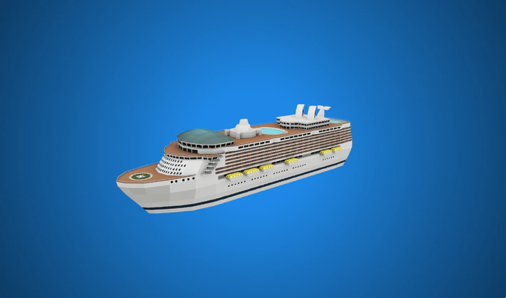 Cruise ship — Poly Pizza 3D model by Poly by Google