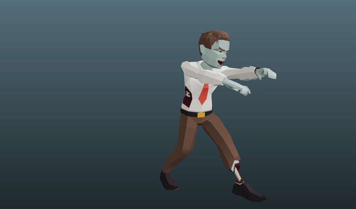 Zombie — Poly Pizza 3D model by bachosoftdesign