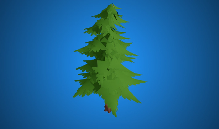 Pine — Poly Pizza 3D model by Quaternius