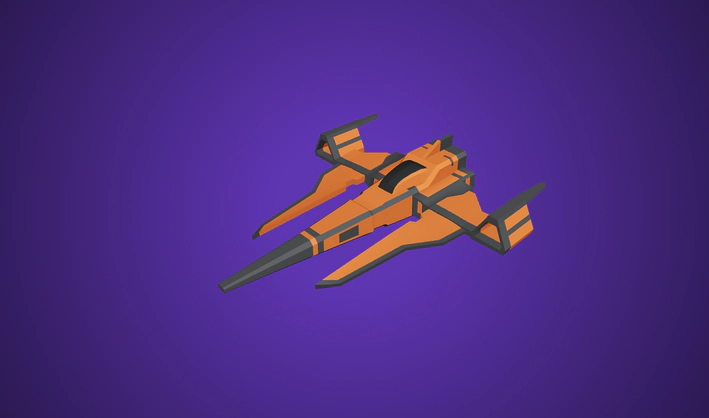 Spaceship — Poly Pizza 3D model by Quaternius
