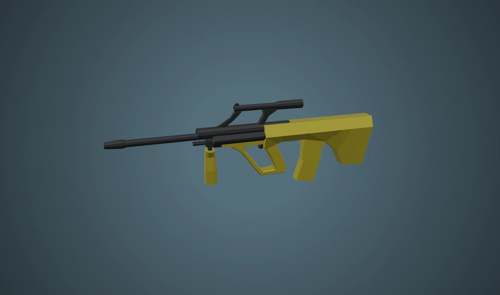 Assault Rifle — Poly Pizza 3D model by Zsky