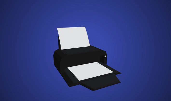 Printer — Poly Pizza 3D model by CreativeTrio