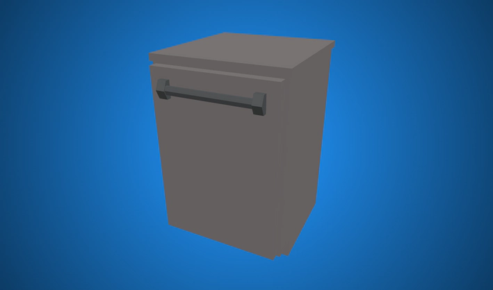 Dish Washer — Poly Pizza 3D model by Zsky