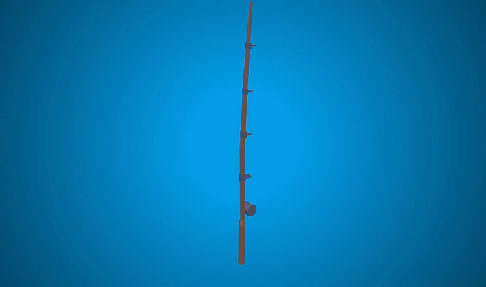 Fishing Rod — Poly Pizza 3D model by Quaternius