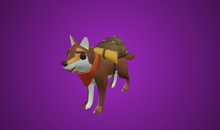 German Shepard — Poly Pizza 3D model by Quaternius
