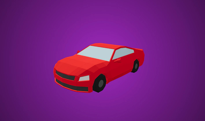 Red Car — Poly Pizza 3D model by J-Toastie