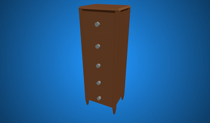 Lingerie Dresser — Poly Pizza 3D model by Zsky