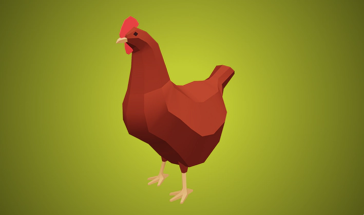 Hen — Poly Pizza 3D model by Poly by Google