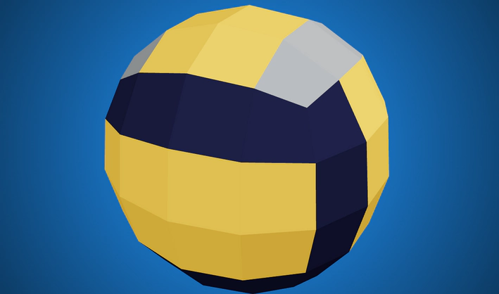 Volleyball Ball — Poly Pizza 3D model by Zsky