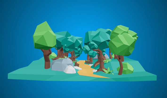Walk in the Woods — Poly Pizza 3D model by Don Carson