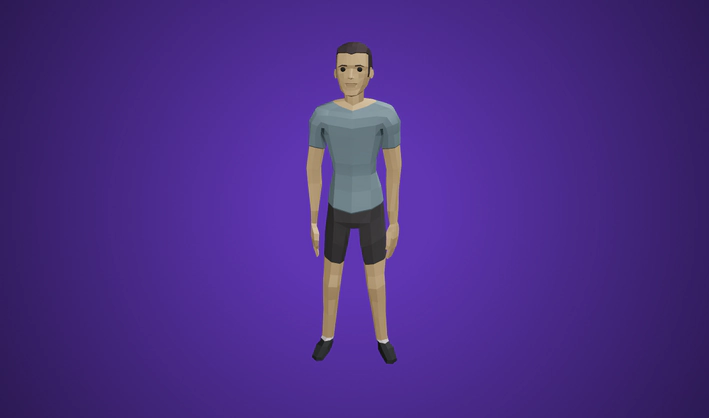 Man — Poly Pizza 3D model by Quaternius