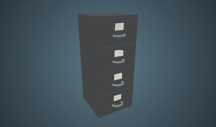 File Cabinet — Poly Pizza 3D model by J-Toastie