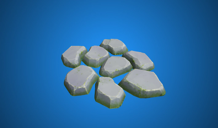 Rock Path Round Small — Poly Pizza 3D model by Quaternius