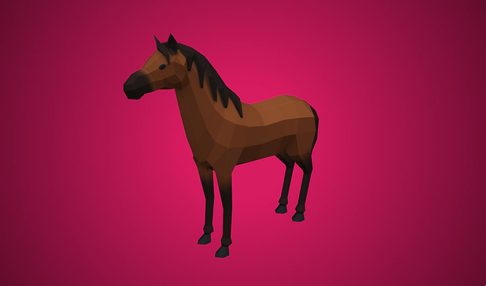 Horse — Poly Pizza 3D model by Poly by Google