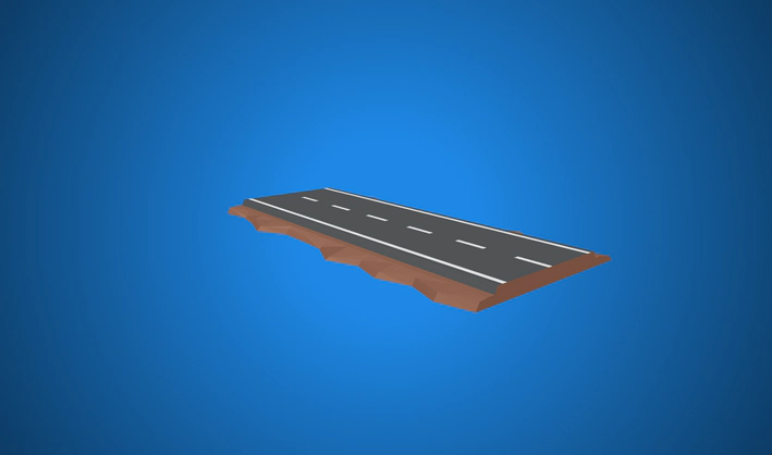 Road — Poly Pizza 3D model by Poly by Google