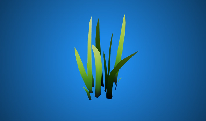 Grass — Poly Pizza 3D model by Quaternius
