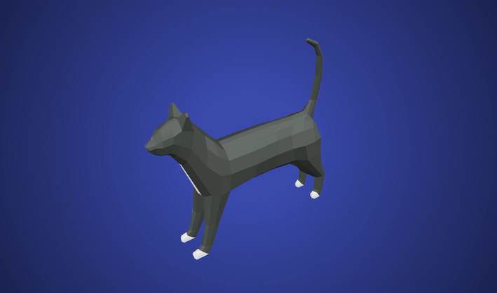 Cat — Poly Pizza 3D model by madtrollstudio
