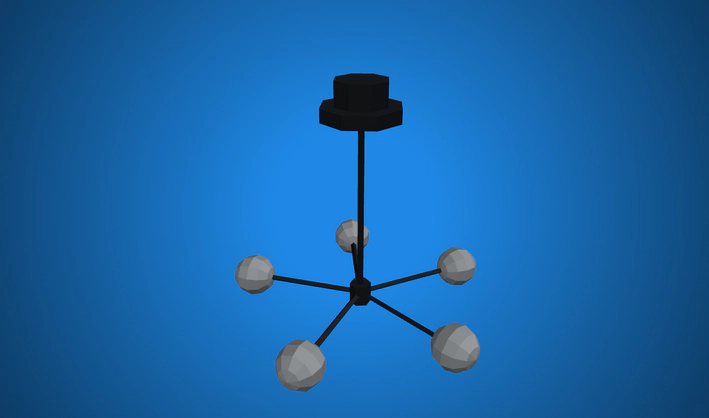 Ceiling Lamp — Poly Pizza 3D model by Zsky