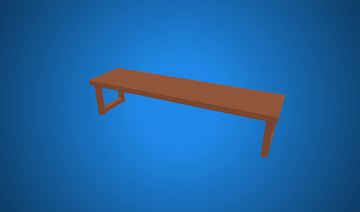 Wood Kitchen Chair — Poly Pizza 3D model by Zsky