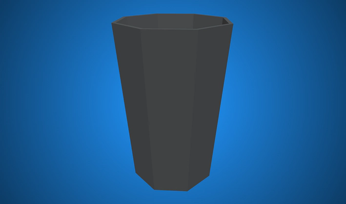 Glass Cup — Poly Pizza 3D model by Zsky