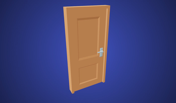 Doorway — Poly Pizza 3D model by Kenney