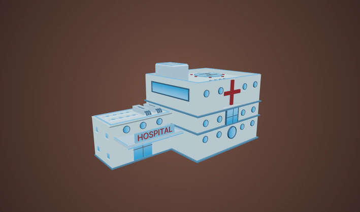 Hospital — Poly Pizza 3D model by Poly by Google