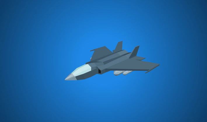 Jet — Poly Pizza 3D model by jeremy