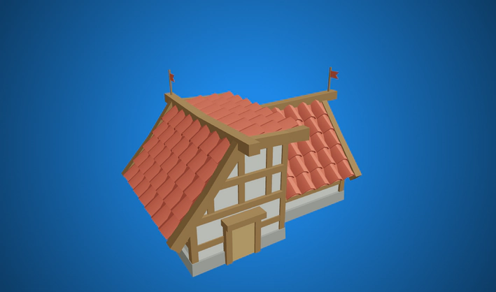 House — Poly Pizza 3D model by Quaternius