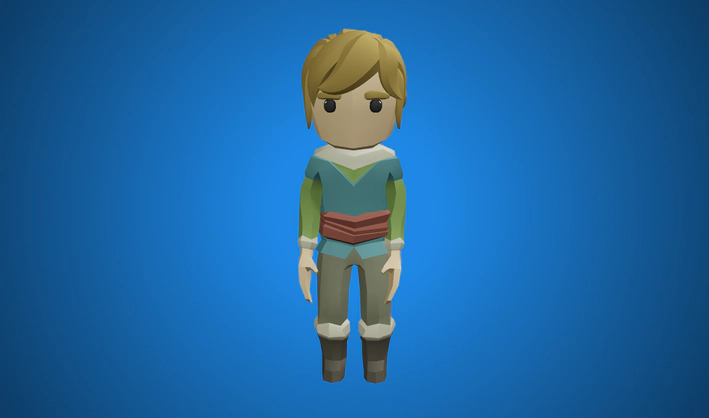 Character Animated — Poly Pizza 3D model by Quaternius