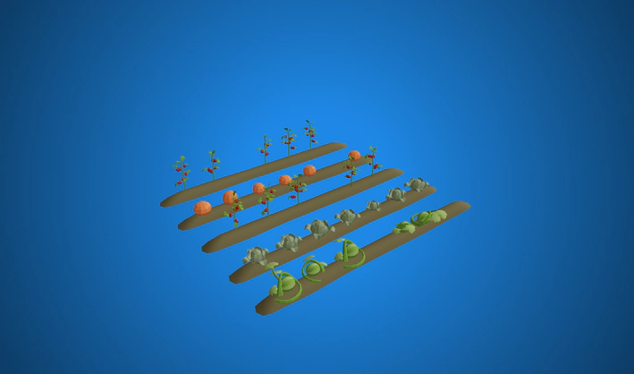 Crops — Poly Pizza 3D model by Quaternius