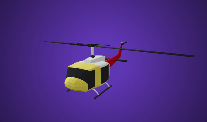 Helicopter — Poly Pizza 3D model by Poly by Google
