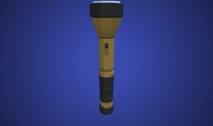 Torch — Poly Pizza 3D model by Quaternius