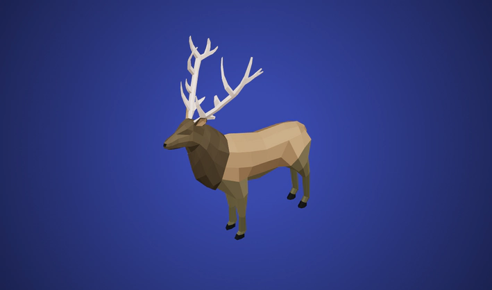 Deer — Poly Pizza 3D model by madtrollstudio