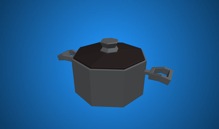 Pot — Poly Pizza 3D model by Zsky