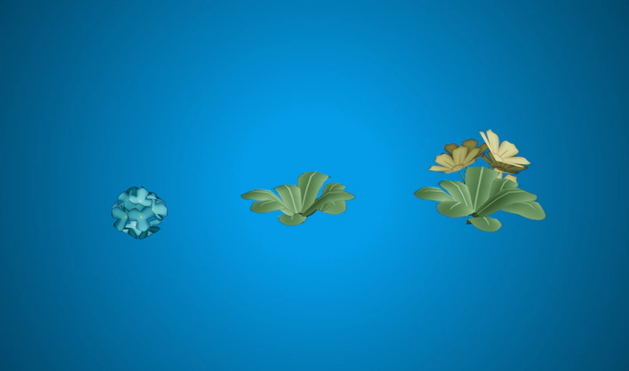 Flower Bushes — Poly Pizza 3D model by Quaternius