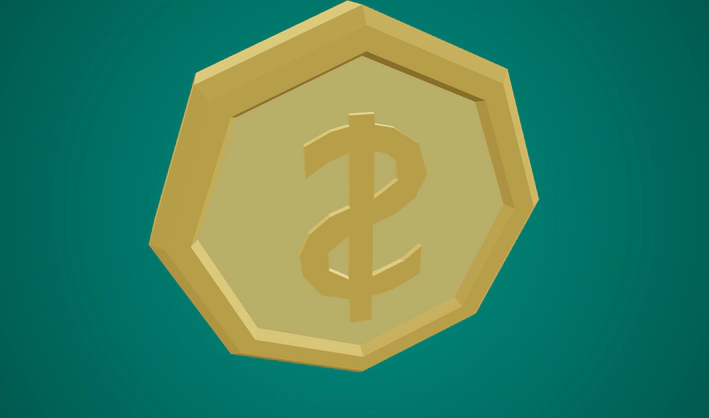 Coin Dollar Sign — Poly Pizza 3D model by J-Toastie
