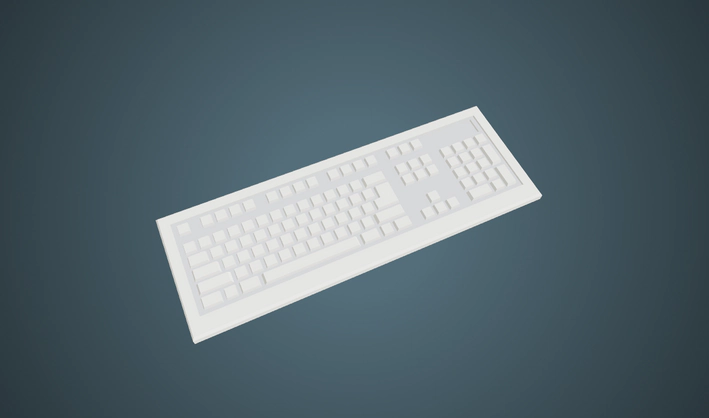 Keyboard — Poly Pizza 3D model by Poly by Google